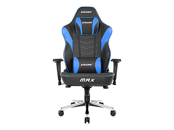 AKRACING Masters Series Max - Chair - armrests - T-shaped - tilt - swivel - metal frame, high-density molded foam, premium polyurethane leather
