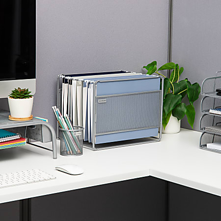 Mind Reader Hanging File Folder Organizer 10 14 H x 9 34 W x 13 D ...