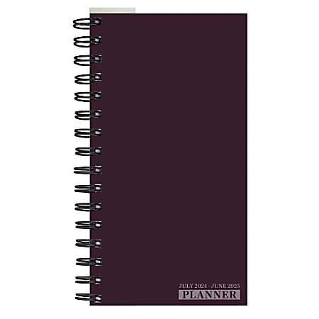 2024-2025 TF Publishing Small Weekly/Monthly Planner, Night, 6-1/2” x 3-1/2”, July To June