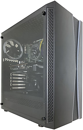 Dark Matter Gaming Tower - Core i7 6700 / 3.4 GHz - RAM 16 GB - SSD 512 GB, HDD 1 TB - GF RTX 3060 - GigE - Win 10 Home 64-bit - monitor: none - black