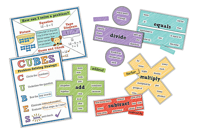 Carson-Dellosa Problem-Solving Bulletin Board Set, Grades 1-5
