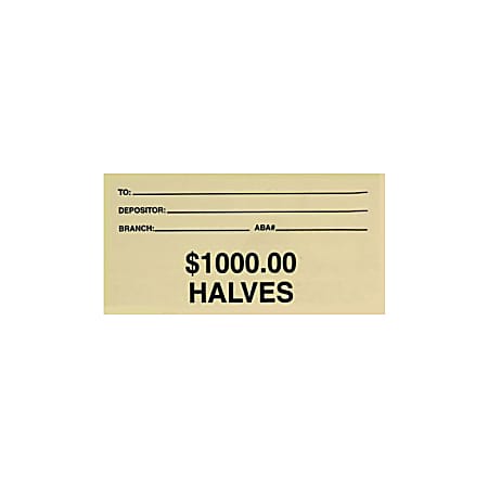 Control Group Self-Adhesive Coin ID Labels, 550004, 2" x 4", Sand, Pack Of 100