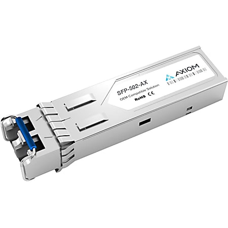 Axiom 1000BASE-SX SFP Transceiver for Gigamon - SFP-502 - For Data Networking, Optical Network - 1 x 1000Base-SX - Optical Fiber - 128 MB/s Gigabit Ethernet1 Gbit/s"