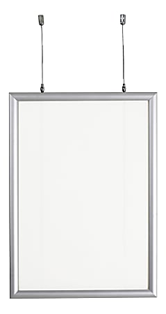 Azar Displays Snap Frame, Double-Sided, 22" x 28", Silver