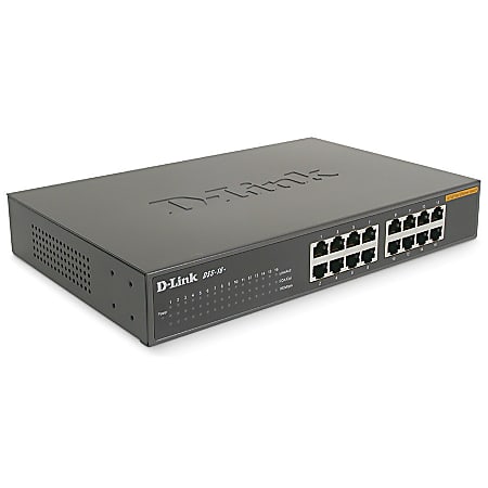 D-Link® DSS-16+ Express EtherNetwork™ 16-Port 10/100Mbps Switch