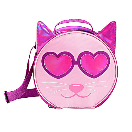 Fit & Fresh Camilla Cat Lunch Bag, Pink