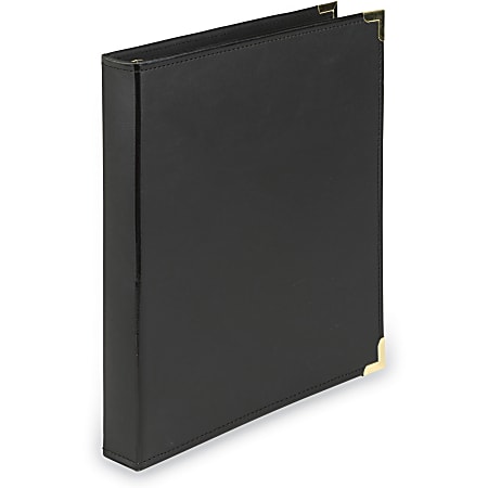 Samsill® Leatherette Classic 3-Ring Binder, 1" Round Rings,