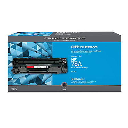 Office Depot® Remanufactured Black Toner Cartridge Replacement For HP 78A