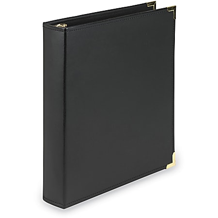 Samsill® Leatherette Classic 3-Ring Binder, 1 1/2" Round