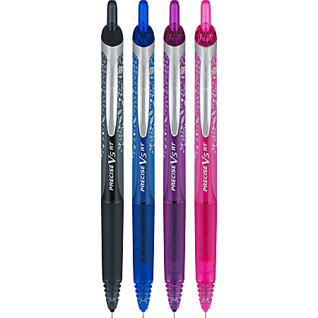 Pilot Precise V5 RT Floral Pens Extra Fine Point 0.5mm Assorted