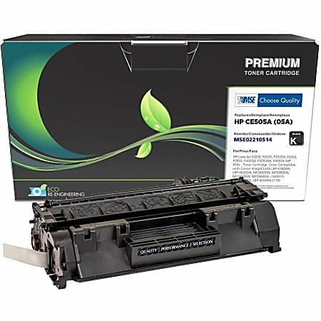 MSE - Black - compatible - remanufactured - toner cartridge (alternative for: HP 05A) - for HP LaserJet P2035, P2035n, P2055, P2055d, P2055dn, P2055x