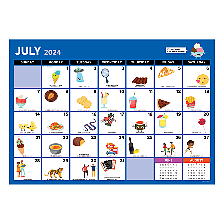 2024-2025 TF Publishing Academic Medium Monthly Desk Pad Blotter, 12” x 17”, Holiday, July To June