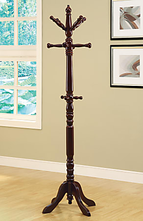 Dark wood coat stand hotsell
