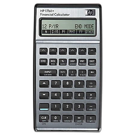 HP 17bII Financial Calculator HEW17BIIPLUS 