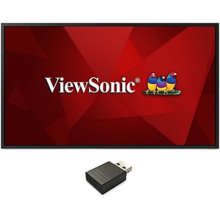 ViewSonic Commercial Display CDE5520-W1 - 4K 24/7 Operation, Integrated Software and WiFi Adapter - 350 cd/m2 - 55" - Commercial Display CDE5520-W1 - 4K 24/7 Operation, Integrated Software and WiFi Adapter - 350 cd/m2 - 55"