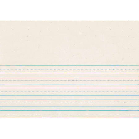 Pacon® Newsprint Handwriting Paper, 18" x 12", Ruled, White, 500 Sheets Per Ream