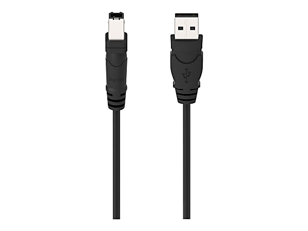 Belkin 10ft USB A/B Device Cable - USB cable - USB (M) to USB Type B (M) - USB 2.0 - 10 ft - for Epson WorkForce WF-2530