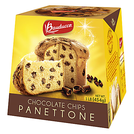Bauducco Foods Chocolate Panettone, 16 Oz, Case Of 12 Boxes