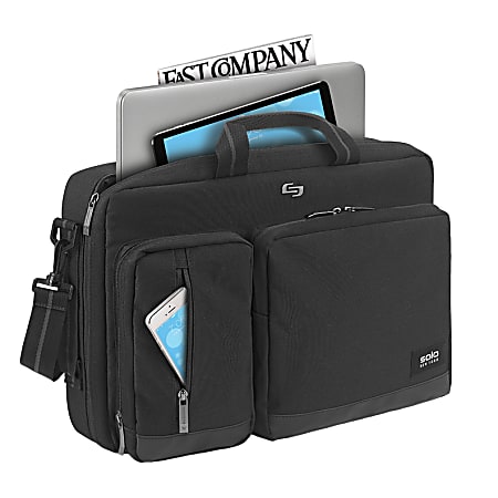 Solo New York Duane Hybrid Briefcase With 15.6 Laptop Pocket