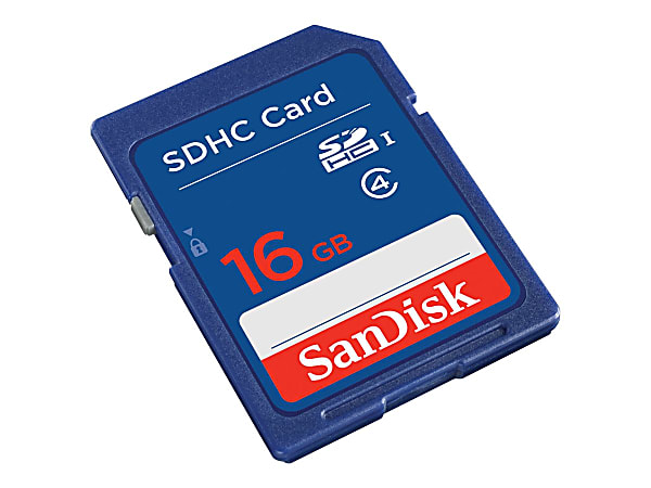 SanDisk SDHC Secure Digital High Capacity Memory Card 16GB