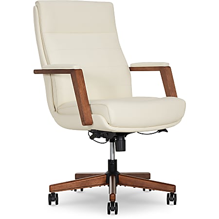 Tan faux leather office chair discount