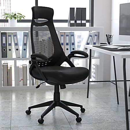 Flash Furniture Mesh High Back Swivel Chair Black