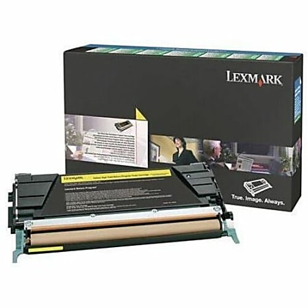 Lexmark Laser Toner Cartridge - Return Program - Yellow - 1 Pack - 6000 Pages