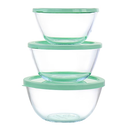 Martha Stewart 6-Piece Prep Bowl Set, Mint