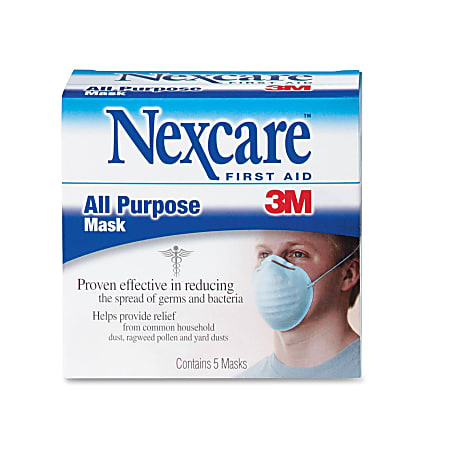 Nexcare™ All-Purpose Filter Masks, Pack Of 5