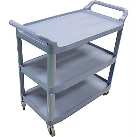 Impact 3-Shelf Bussing Cart - 3 Shelf - 200 lb Capacity - 4