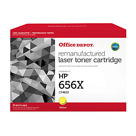 Office Depot® Remanufactured Yellow High Yield Toner Cartridge Replacement For HP 656X, OD656XY