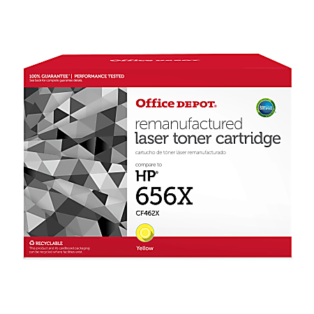 Office Depot Brand® Remanufactured High-Yield Yellow Toner Cartridge Replacement For HP 656X, OD656XY