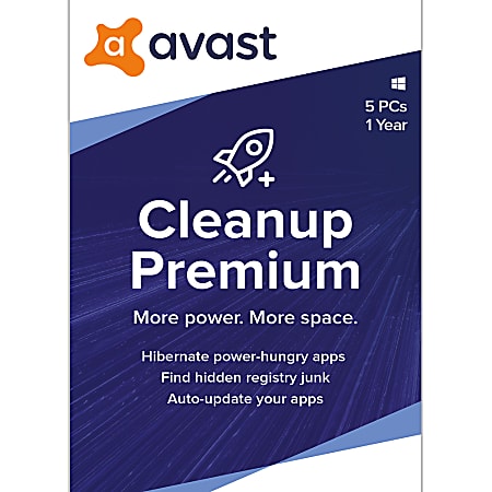 Avast CleanUp Premium 2020 |  5 PCs 1 Year | Download (Windows)
