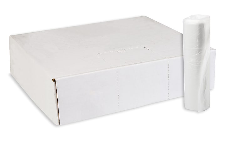 Highmark High Density Can Liners, 56 Gallon, 19 µm, Natural, Case Of 150 Liners