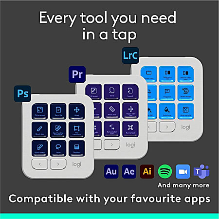 Logitech Mx Creative Console Keyboard 920012661 - Office Depot