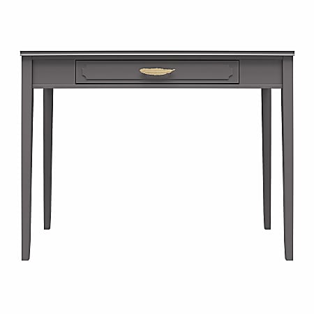 Ameriwood™ Home Stella 40"W Computer Desk, Gray/Gold