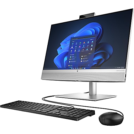 HP EliteOne 840 G9 All-in-One Desktop PC, 23.8" Screen, Intel® Core™ i5, 8GB Memory, 512GB Solid State Drive, Windows® 11 Pro, WiFi 6