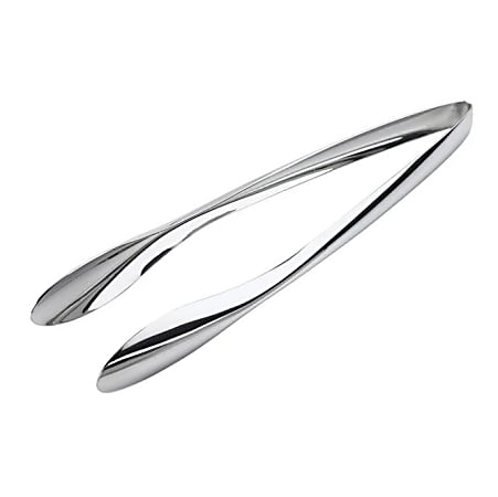 Tablecraft Stainless Steel Tongs 12 Silver - Office Depot