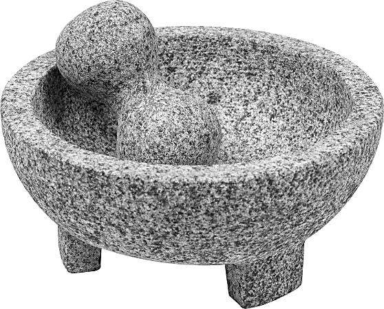 IMUSA Granite Molcajete, 8”, Gray