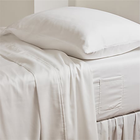 Dormify Robin Classic Cotton Sheet Set, Queen, White