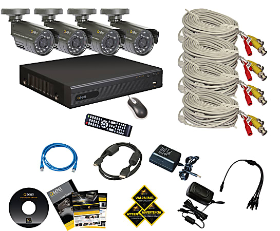 Q See Channel DVR Surveillance System With Weatherproof