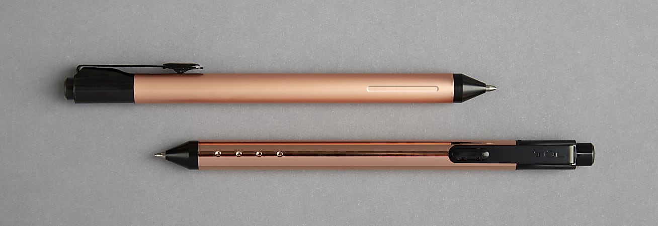 Rose Golden Ballpoint Pen Set For Women Ballpoint Fancy Pens - Temu