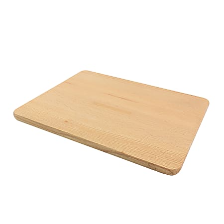 Martha Stewart Beech Wood Cutting Board, 14” x 11”, Brown