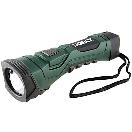Dorcy 41-4751 180 Lumen LED Flashlight 4AA Forest Green - AA - Plastic - Forest Green, Black