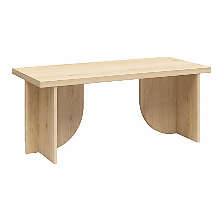 Ameriwood Home Novogratz Voler Coffee Table, 16-3/4"H x 41-1/2"W x 18-15/16"D, Light Oak