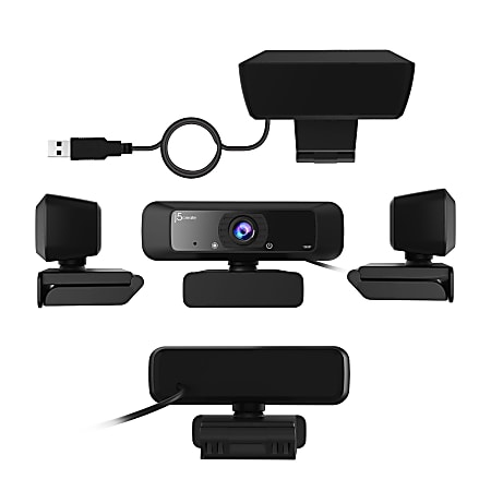 2台セット j5 create JVCU360S j5create JVCU360 Webcam à 360 °, Résolution de capture vidéo 1080p
