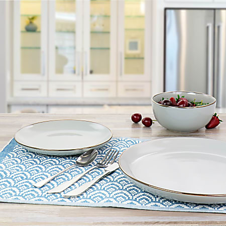 Gibson home rockaway 12 piece dinnerware set online