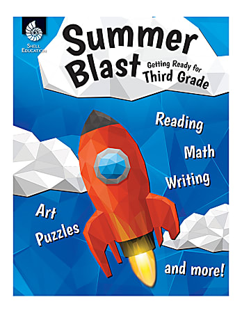 Shell Education Summer Blast Activity Book, Getting Ready For Grade 3