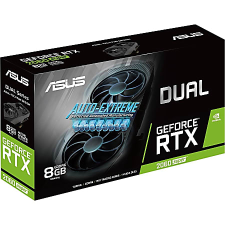 Asus NVIDIA GeForce RTX 2060 SUPER Graphic Card 8 GB GDDR6 Asus NVIDIA GeForce RTX 2060 SUPER Graphic Card 8 GB GDDR6