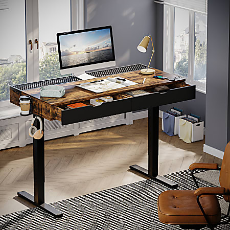 Rustic adjustable new arrivals desk